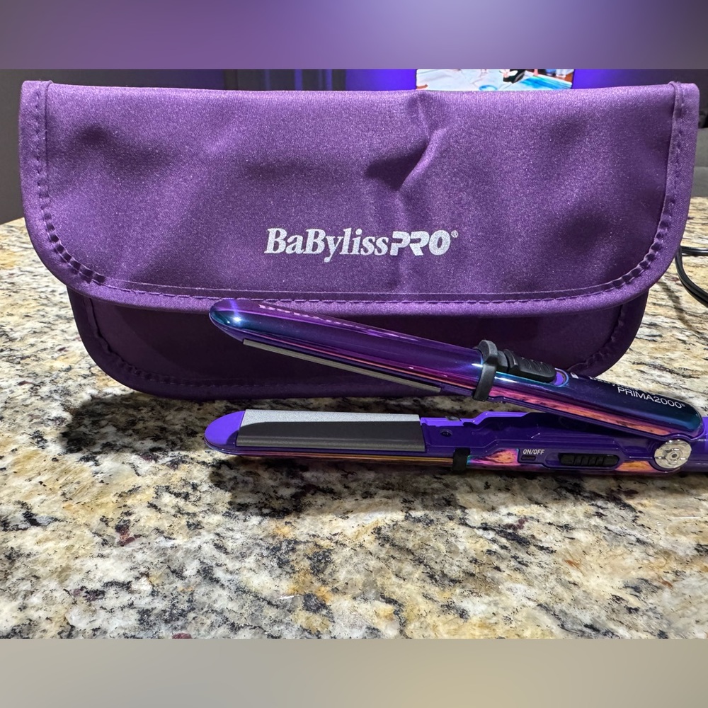 BaBylissPRO MINI straightener with pouch